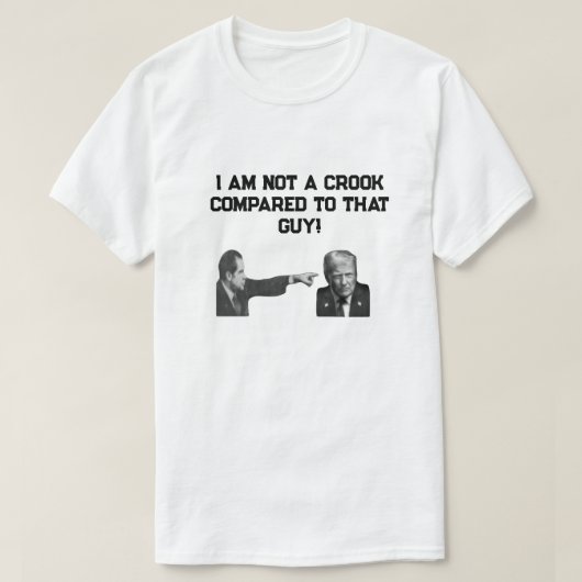 I Am Not  A Crook T-Shirt (Design voorkant)