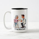 I am NOT Paying THIS! Tweekleurige Koffiemok (Links)