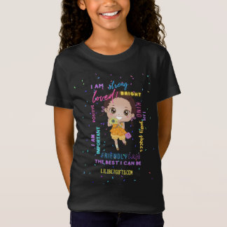 I AM - Positieve zwarte bruine meisjes bevingen T-shirt
