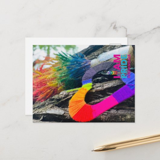 I AM PRIDE Goldendale Briefkaarten (Voorkant / Achterkant in situ)