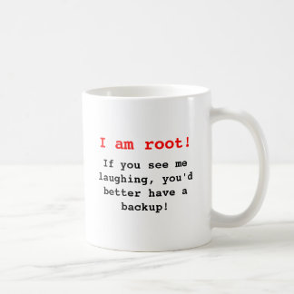 I am root! koffiemok