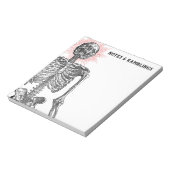 I am Skeleton! Notepad Notitieblok (Gedraaid)
