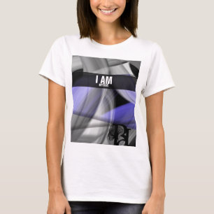 I AM T-shirt Trend Abstract Lavendel Violet