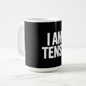 I am tense koffiemok (Voorkant links)