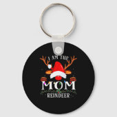 I Am The Mom Reindeer Christmas Family Sleutelhanger (Voorkant)