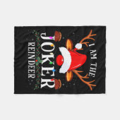I Am The Reindeer Christmas Family Fleece Deken (Voorkant (Horizontaal))