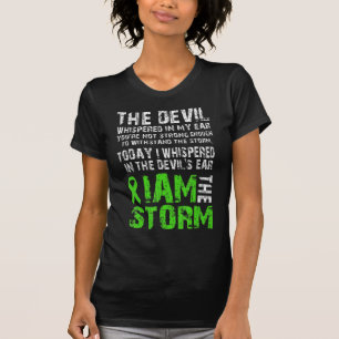 I Am the Storm Mental Health Awareness Green Ribb T-shirt