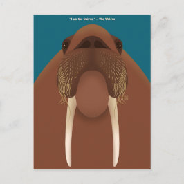 I am the Walrus Postcards Feestdagenkaart