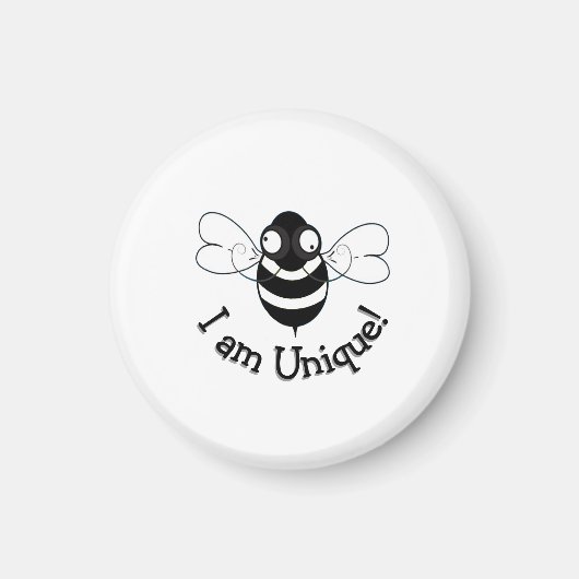 I Am Unique! Magnet Magneet (Voorkant)