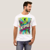 I Am Unstoppable – Urban Graffiti Art T-shirt (Voorkant volledig)