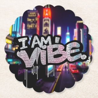 I AM VIBE - Urban Street Style Graffiti Art Design Kartonnen Onderzetters