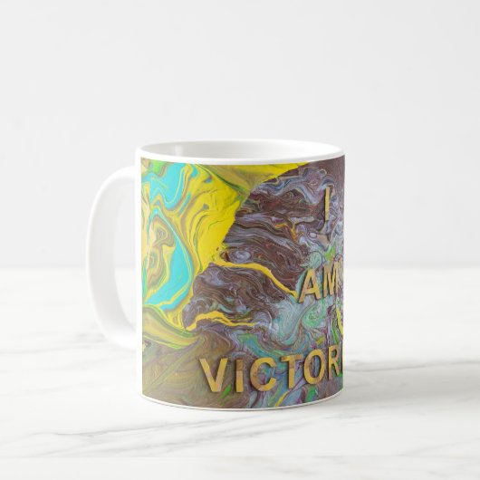 ‘I Am Victorius’ Mug imprimée (Devant gauche)