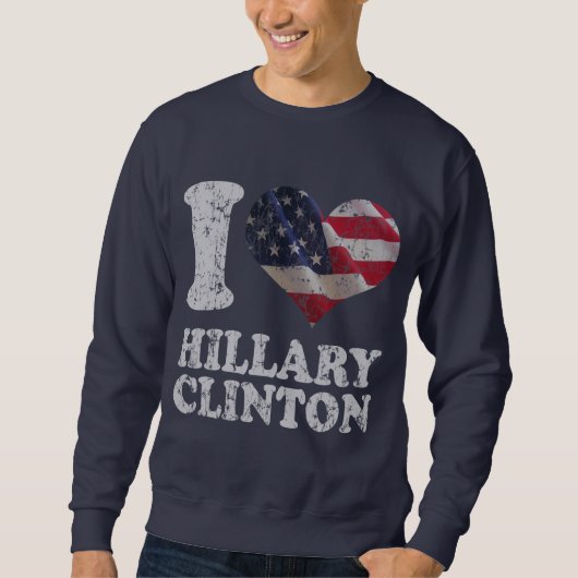 I American Flag Hillary Clinton Trui (Voorkant)