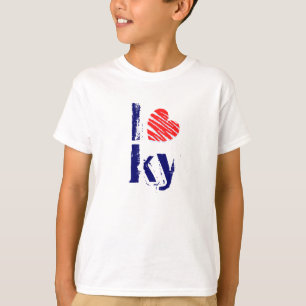 I amour KY de T-shirt de mode du Kentucky de coeur