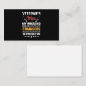 I An Veteran's vrouw Visitekaartje (Voorkant / Achterkant)
