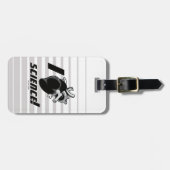 I (Anatomisch hart) Wetenschap Bagagelabel (Voorkant horizontaal)