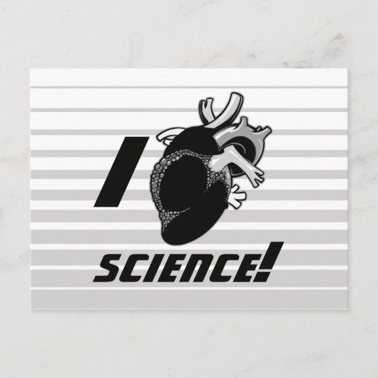 I (Anatomisch hart) Wetenschap Briefkaart (Voorkant)