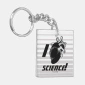 I (Anatomisch hart) Wetenschap Sleutelhanger (Voorkant Links)