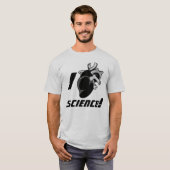 I (Anatomisch hart) Wetenschap T-shirt (Voorkant volledig)