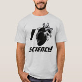 I (Anatomisch hart) Wetenschap T-shirt (Voorkant)