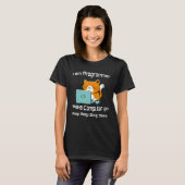 I are Programmer  Cat Gamer PC Video Games T-shirt (Voorkant volledig)