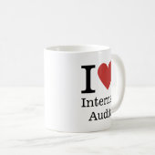 I ❤️ Audit interne pour les employés CUSTOM Mugs (Devant droit)