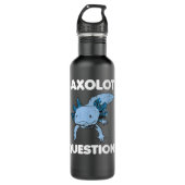 I Axolotl Questions Blue Axolotl  Waterfles (Voorkant)