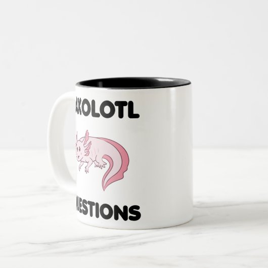 I Axolotl Questions Mug (Devant gauche)