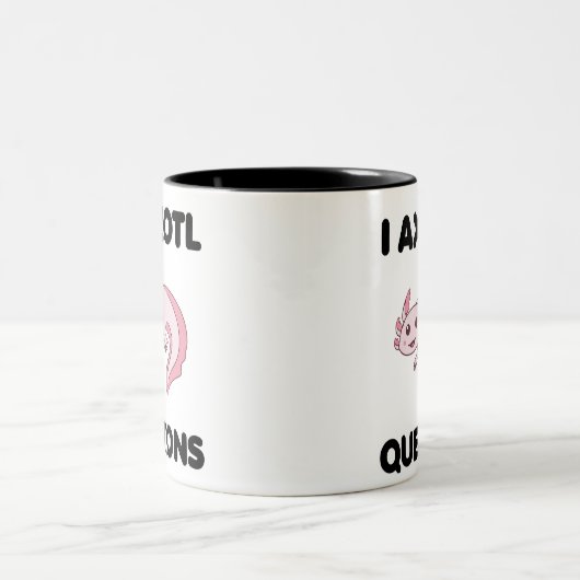 I Axolotl Questions Mug (Centre)