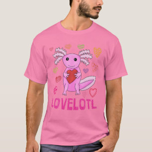 I Axolotl vraagt Kinder Salamander Plush Funny Cu T-shirt