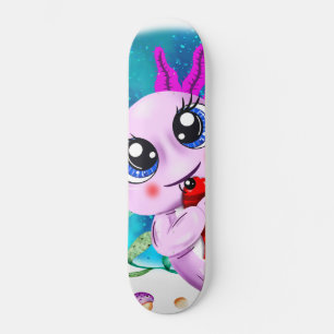 I Axolotl Vragen, Cute Axolotl Quote Skateboard
