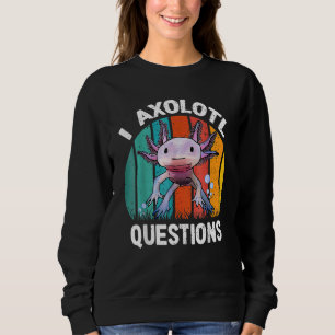 I Axolotl Vragen Youth Kinder Retro 90s Axolotl Trui