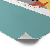 'I bake' 2 retro illustraties Afdrukken Poster (Hoek)