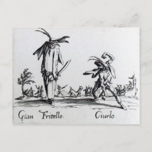 I Balli de Spessanei of Le Grande Chasse Briefkaart