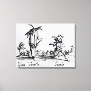 I Balli de Spessanei of Le Grande Chasse Canvas Afdruk