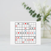 I ♥ BARBARA BRIEFKAART (Staand voorkant)