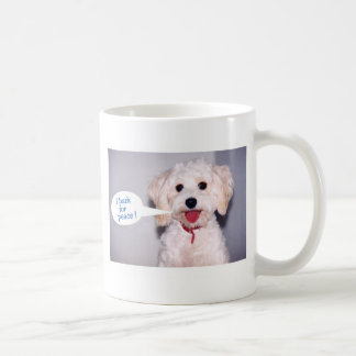 I Bark for Peace - Gepersonaliseerd Koffiemok