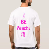 I BE Peachy T-shirt (Achterkant)