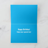 I Beam Birthday Kaart (Binnen)