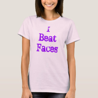 "I Beat Faces" - Artistist T-shirt van Makeup