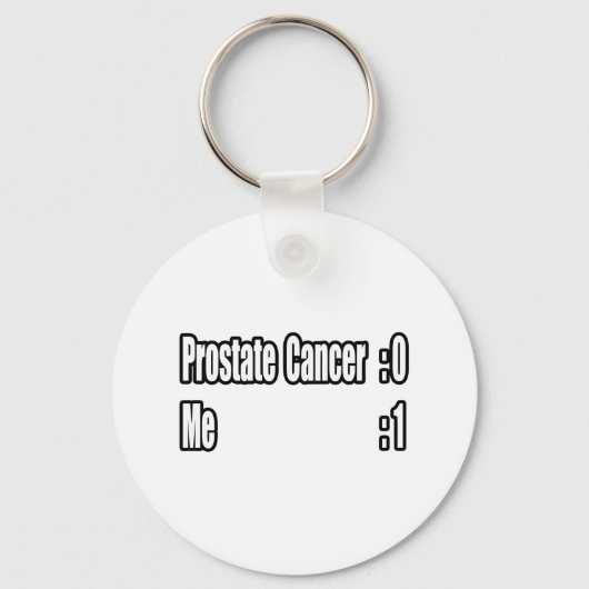I Beat Prostate Cancer (Scorebord) Sleutelhanger (Voorkant)