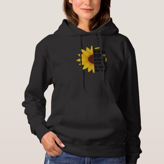 I Became A DSP Direct Support Professional Hoodie (Voorkant)