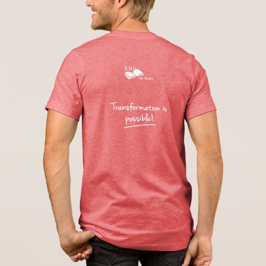 "I Believe in Public Education" Tri-Blend Shirt (Achterkant)