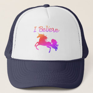 I Believe in Unicorns Trucker Pet
