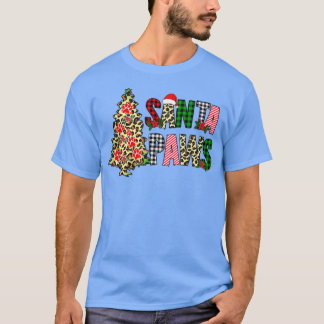 I Belive in Santa Paws, Funny Christmas Paws, Pet T-shirt