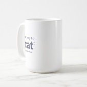 I Belong to Cat Koffiemok (Voorkant links)