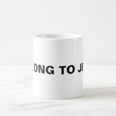"I Belong To Jesus" Mug Classique (Centre)