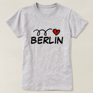 I ❤ Berlin custom t shirt met schattig hart