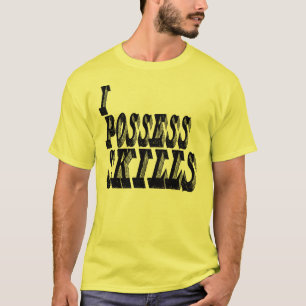 I Beschikbare vaardigheden T-shirt