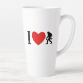 I ❤️ Bigfoot Coffee Mok – Classic Cryptid Lover's (Rechts)